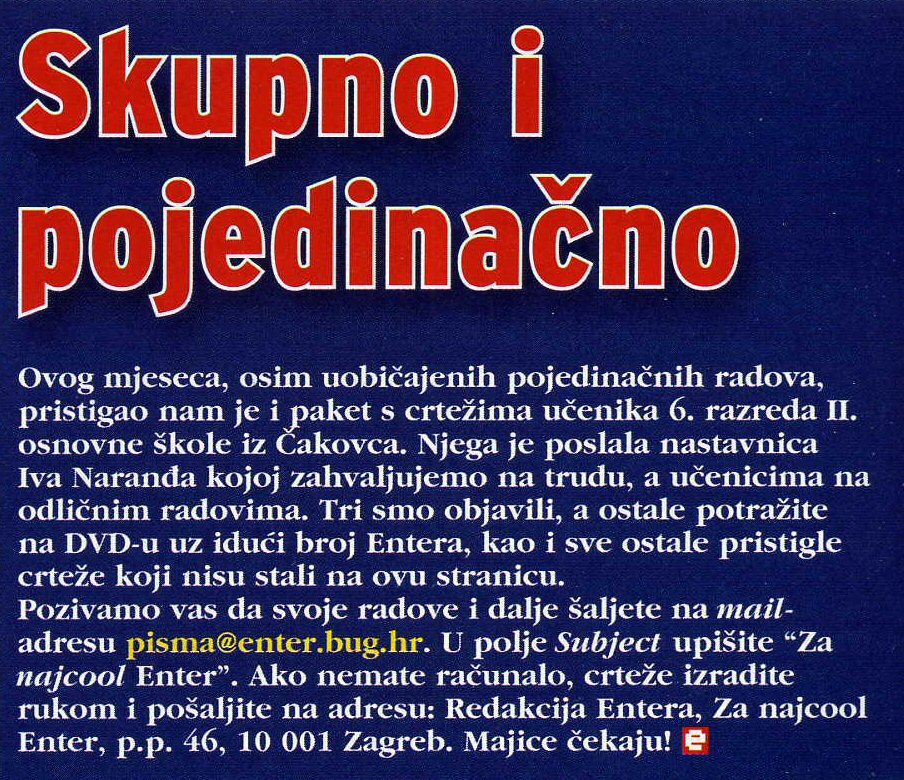 lanak iz asopisa Enter